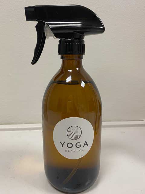 Yoga Reading- mat spray bottle