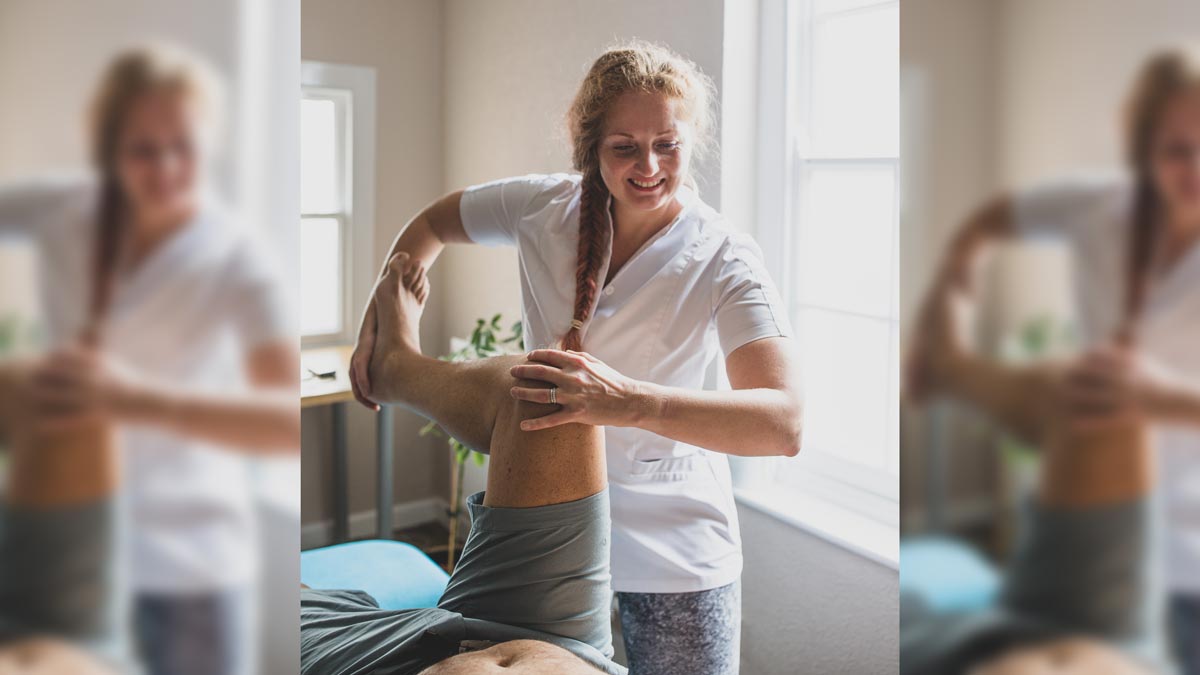 Osteopathy treatment and movement therapy